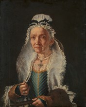 Portrait of an Old Lady, 1720-1750. Creator: Circle of Giuseppe Ghislandi.