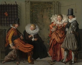 Elegant Couples Courting, c.1616-c.1620. Creator: Willem Pietersz. Buytewech.