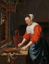 The servant girl, 1631-1677. Creator: Willem van Odekercken.