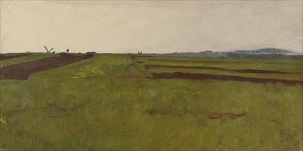 Landscape with fields, 1885-1922. Creator: Willem Witsen.