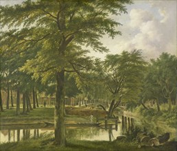 View of the Nieuwe Gracht near the Bolwerk, Haarlem, 1800-1831. Creator: Wybrand Hendriks.