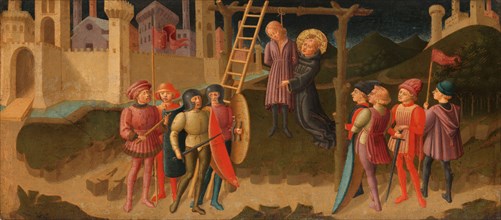 Saint Nicholas of Tolentino Saving a Hanged Man, c.1470. Creator: Zanobi di Jacopo Machiavelli.