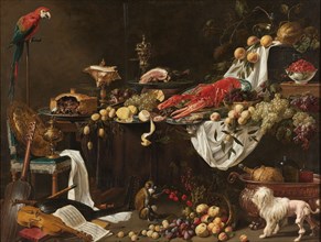 Banquet Still Life, 1644. Creator: Adriaen van Utrecht.