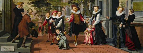 Rich Children, Poor Parents, 1599. Creator: Aert Pietersz..