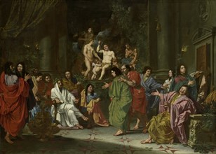 The Induction of a New Member into the Band of Northern Painters in Rome, c.1660. Creator: Anon.