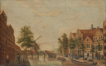 The Brouwersgracht in Amsterdam, 1750-1799. Creator: Anon.