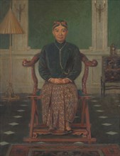 Portrait of Pangeran Ario Soejono, minister without portfolio in the war cabinet, London, c1940. Creator: Anton Abraham van Anrooy.