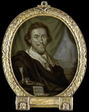 Portrait of Adriaen Pietersz van de Venne, Painter and Poet, 1700-1732. Creator: Arnoud van Halen.