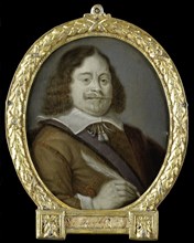 Portrait of Joannes Cools (born 1611), Jurist, Historian and Latin Poet in Hoorn, 1700-1732. Creator: Arnoud van Halen.