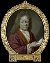 Portrait of Christoffel Pierson, Poet in Gouda, 1700-1732. Creator: Arnoud van Halen.