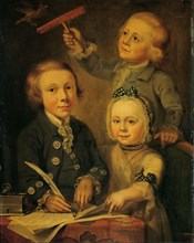 Portrait of the Children of Barend Goudriaan, 1776. Creator: Cornelis van Cuylenburg.