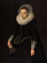 Portrait of Maria Overrijn van Schoterbosch (1599/1600-38), 1622. Creator: Cornelis van de Voort.