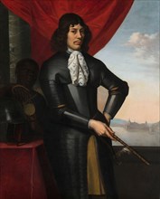 Portrait of Jan Valckenburgh and an Enslaved Servant, c.1660. Creator: Daniel Vertangen.