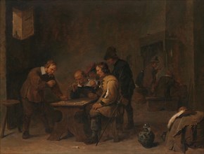 The Gamblers, c.1640. Creator: David Teniers II.