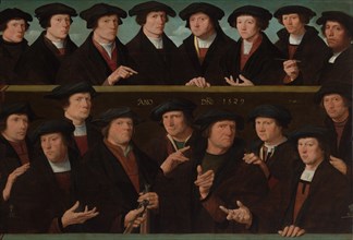 A Group of Guardsmen, 1529, 1529. Creator: Dirck Jacobsz.