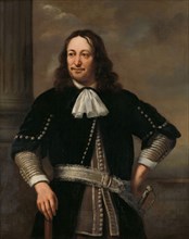 Portrait of a Naval Officer, probably Vice-Admiral Aert van Nes (1626-1693), 1667. Creator: Ferdinand Bol.