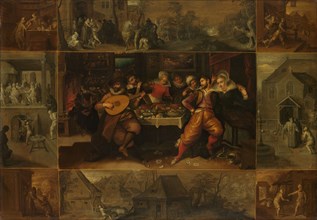 The Parable of the Prodigal Son, c.1610-c.1620. Creator: Frans Francken II.
