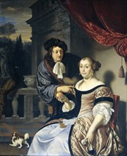 A Man and a Woman, 1678. Creator: Frans van Mieris I.