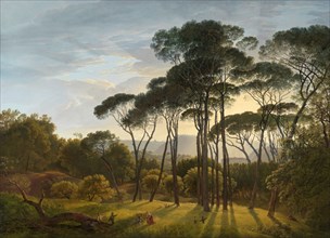 Italian Landscape with Umbrella Pines, 1807. Creator: Hendrik Voogd.