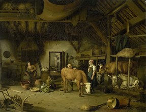 Peasant Interior, c.1830-c.1860. Creator: James de Rijk.