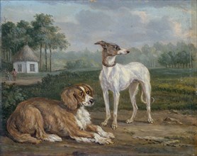 Two Dogs, 1810-1855. Creator: Jan Dasveldt.