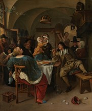 Family scene, 1660-1679. Creator: Jan Steen.
