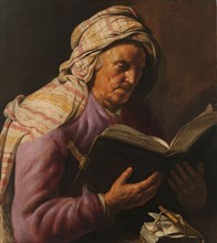 Old Woman Reading, 1626-1633. Creator: Jan Lievens.