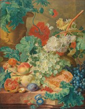 Still Life with Flowers and Fruit, c.1728. Creator: Jan van Huysum.
