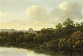 Wooded Landscape with River, 1645-1680. Creator: Johan Lagoor.