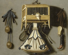 Still Life with Implements of the Hunt, 1678. Creator: Johannes Leemans.
