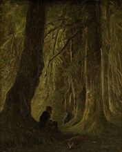 Hunting scene, 1830-1860.  Creator: Johannes Tavenraat.