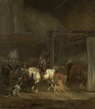 Horse Stable, c.1830-c.1840. Creator: Josephus Jodocus Moerenhout.