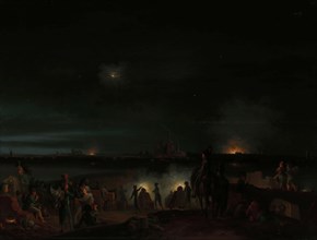 The Shelling of ’s-Hertogenbosch by the French, 1800. Creator: Josephus Augustus Knip.
