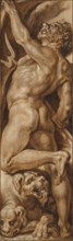Pluto and Cerberus, c.1555. Creator: Maerten van Heemskerck.