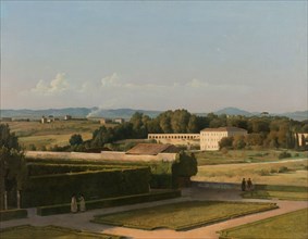 View of the Gardens of Villa Medici, 1811-1816. Creator: Michel Martin Drolling.