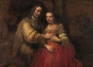 Isaac and Rebecca, Known as ‘The Jewish Bride’, c.1665-c.1669. Creator: Rembrandt Harmensz van Rijn.