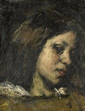 Portrait of a Young Woman, 1875-1922. Creator: Susanne Robertson.