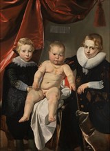Group Portrait of Three Brothers, c.1627-c.1632. Creator: Thomas de Keyser.