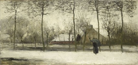 Winter landscape, c.1875.  Creator: Willem Maris.
