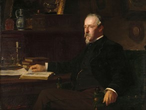 Daniël Franken Dzn (1838-98), banker and art collector, 1888.  Creator: Willy Martens.