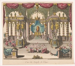 View of the interior of the Temple of Venus, 1700-1799. Creator: Unknown.