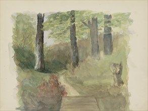 Forest path, c.1895-c.1896. Creator: Christiaan Huidekoper.
