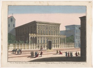 View of the Palazzo Doria-Tursi in Genoa, 1700-1799. Creator: Unknown.