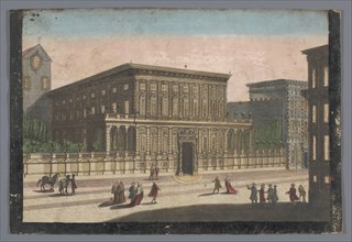 View of the Palazzo Doria-Tursi in Genoa, 1700-1799. Creator: Unknown.
