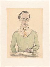 Self-portrait, 1941. Creator: Henk Hartog.