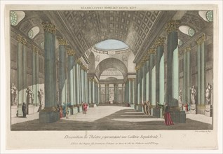 View of a gallery of sepulchral images, 1735-1805. Creator: Unknown.