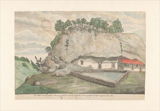 Adam's Berg (Mulkirigala), Entrance to the Image Rooms Hewn into the Rocks, 1785. Creator: Jan Brandes.