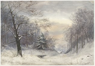 Winter landscape, 1888. Creator: Jan Daniel Cornelis Carel Willem.