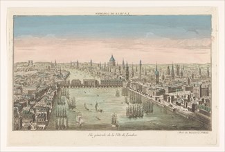 View of the city of London, 1745-1775. Creator: Anon.