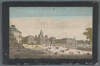 View of the Horse Guards Parade in London, 1745-1775. Creator: Unknown.